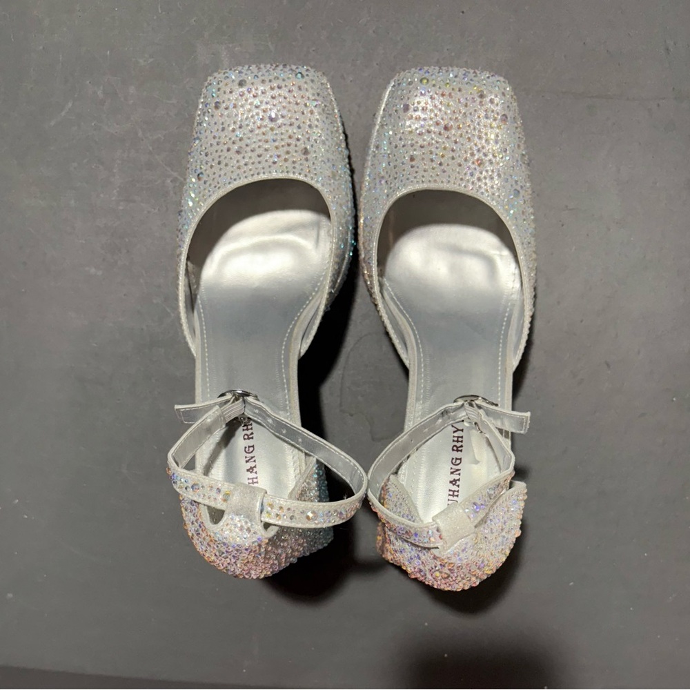 Elegant Silver Women's Shoes